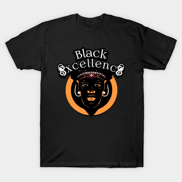 Black Excellence T-Shirt by The BullMerch